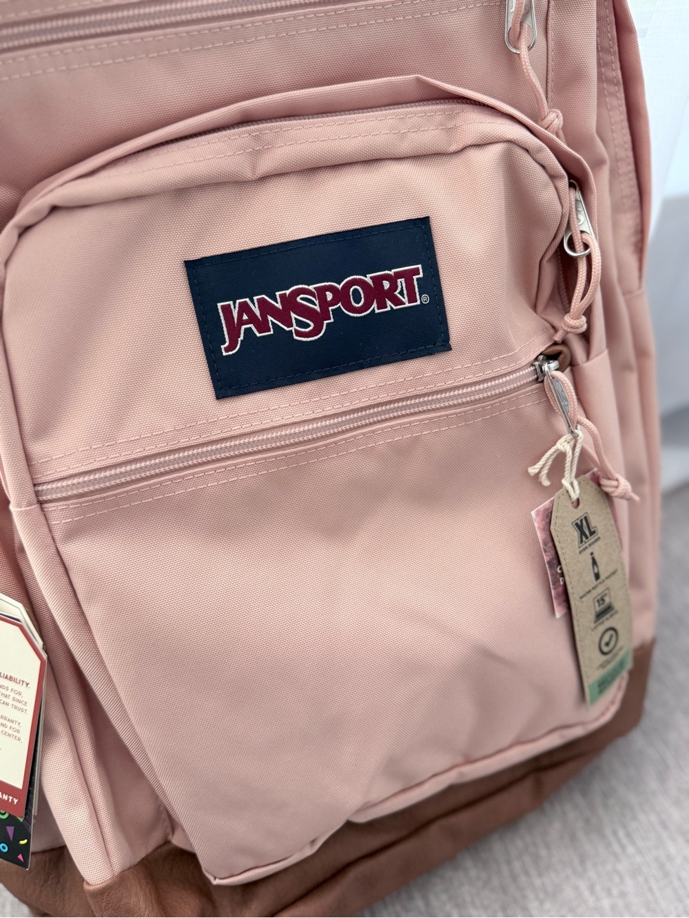 Jansport - “Cool Student” Pink Everyday Backpack - Picture 8 of 9